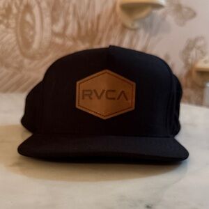 RVCA Black Mid Fit Cap